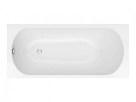 Kolpa San Betty E2 Slim beépíthető fürdőkád 170x70 cm, oldallefolyóval, fehér 705350