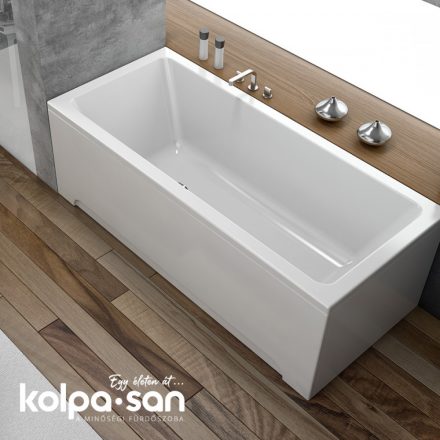 Kolpa San Elektra beépíthető fürdőkád test 180x80 cm, fehér 739130
