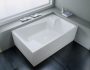 Kolpa San Nabucco kétszemélyes beépíthető akril fürdőkád 190×120 cm, fehér 740360