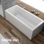 Kolpa San Elektra beépíthető fürdőkád test 190x90 cm, fehér 740620