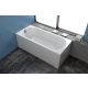Kolpa San Tamia beépíthető fürdőkád 160x70 cm, fehér 752900