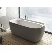   Kolpa San Lux FS akril fürdőkád 170x85 cm, le-és túlfolyóval, fehér 922810