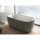 Kolpa San Lux FS akril fürdőkád 170x85 cm, le-és túlfolyóval, fehér 922810