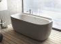 Kolpa San Lux FS akril fürdőkád 170x85 cm, le-és túlfolyóval, fehér 922810
