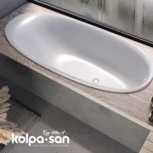   Kolpa San Soft beépíthető akril fürdőkád 180x80 cm, fehér 922820