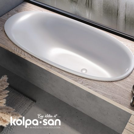 Kolpa San Soft beépíthető akril fürdőkád 180x80 cm, fehér 922820
