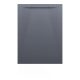 Laufen Pro S Marbond szögletes zuhanytálca 120x90 cm, antracitszürke H2101870780001