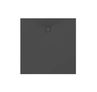 Laufen Solutions 2.0 Marbond zuhanytálca 100X100 cm matt antracit H2102520780001