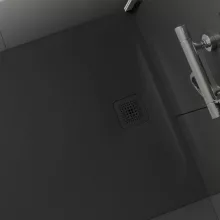   Laufen Pro szögletes zuhanytálca 80x80 cm, antracit H2109500780001