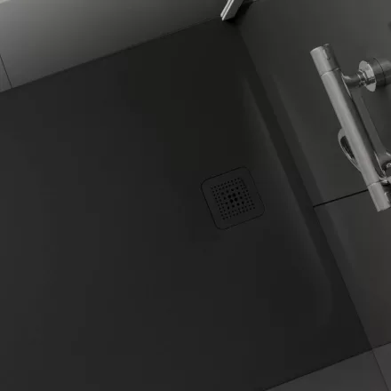 Laufen Pro szögletes zuhanytálca 80x80 cm, fekete H2109500800001