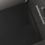 Laufen Pro szögletes zuhanytálca 80x80 cm, fekete H2109500800001