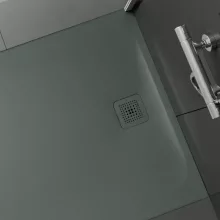   Laufen Pro szögletes zuhanytálca 90x90 cm, betonszürke H2109560790001