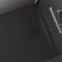 Laufen Pro szögletes zuhanytálca 150x150 cm, fekete H2139530800001