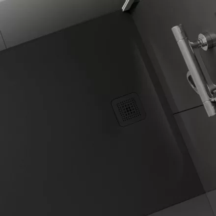 Laufen Pro szögletes zuhanytálca 160x70 cm, fekete H2139540800001