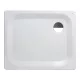 Laufen Platina szögletes acéllemez zuhanytálca 90x75x2,5 cm, fehér H2150030000401
