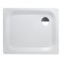 Laufen Platina szögletes acéllemez zuhanytálca 90x75x2,5 cm, fehér H2150030000401