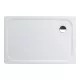 Laufen Platina szögletes acéllemez zuhanytálca 120x80x2,5 cm, fehér H2150050000401