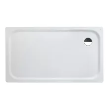   Laufen Platina szögletes acéllemez zuhanytálca 140x80x2,5 cm, fehér H2150060000401