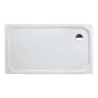 Laufen Platina szögletes acéllemez zuhanytálca 140x80x2,5 cm, fehér H2150060000401