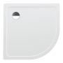 Laufen Platina íves acéllemez zuhanytálca 100x100x2,5 cm, fehér H2150090000401