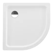   Laufen Platina íves acéllemez zuhanytálca 90x90x6,5 cm, fehér H2150180000401