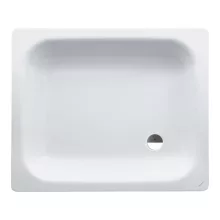   Laufen Platina szögletes acéllemez zuhanytálca 90x75x16 cm, fehér H2150230000401
