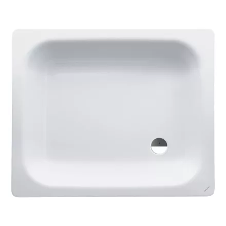 Laufen Platina szögletes acéllemez zuhanytálca 90x75x16 cm, fehér H2150230000401