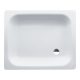 Laufen Platina szögletes acéllemez zuhanytálca 90x75x16 cm, fehér H2150230000401