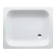 Laufen Platina szögletes acéllemez zuhanytálca 90x75x16 cm, fehér H2150230000401
