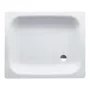 Laufen Platina szögletes acéllemez zuhanytálca 90x75x16 cm, fehér H2150230000401