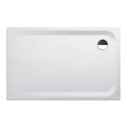Laufen Platina szögletes acéllemez zuhanytálca 140x90x2,5 cm, fehér H2150340000401
