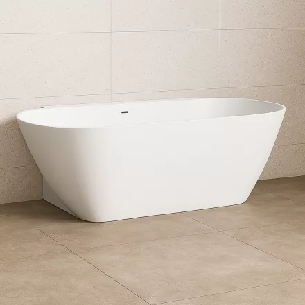 Laufen Lua falhoz illeszthető Marbond fürdőkád 170x85,5 cm, fehér H2200870000001