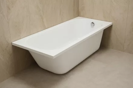 Laufen Lua beépíthető klasszikus akril fürdőkád 170x75 cm, fehér H2320800000001