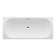   Laufen Lua beépíthető klasszikus akril fürdőkád 180x80 cm középlefolyóval, fehér H2330800000001