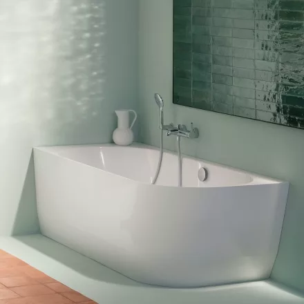 Laufen Pro balos sarokhoz illeszhető marbond kád 180x80 cm H2449560000001