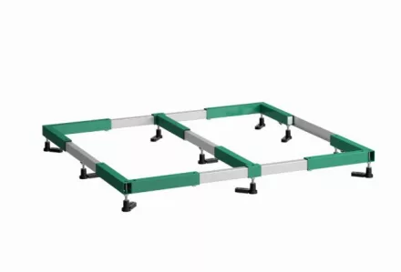 Laufen INEO állítható szerelőkeret 140x100 cm Marbond Laufen Pro S és Solutions zuhanytálcákhoz H2957310000001