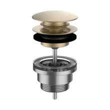  Laufen Click-Clack lefolyószelep, PVD matt arany H3709890831041