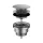 Laufen Click-Clack lefolyószelep, PVD szálcsiszolt rozsdamentes acél H3709890901041