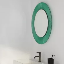   Laufen Kartell by Laufen zöld tükör, LED világítással H3863330920001