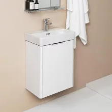   Laufen Base fényes fehér alsószekrény 41,5x51,5x32,1 cm jobbos ajtóval H4021121102611