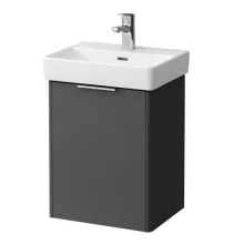   Laufen Base matt antracitszürke alsószekrény 41,5x51,5x32,1 cm jobbos ajtóval H4021121102661
