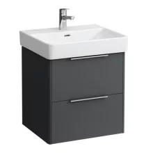   Laufen Base matt antracitszürke alsószekrény 52x51,5x43,8 cm kettő fiókkal H4021721102661