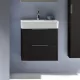 Laufen Base sötét szil alsószekrény 53,3x51,5x39,1 cm kettő fiókkal H4021921102631