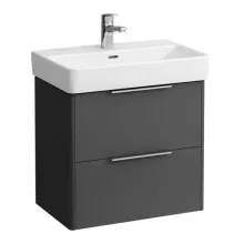   Laufen Base matt antracitszürke alsószekrény 57x51,5x35,8 cm kettő fiókkal H4022121102661