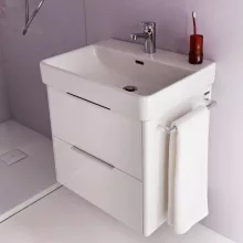   Laufen Base matt fehér alsószekrény 57x51,5x43,8 cm kettő fiókkal H4022321102601