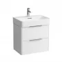 Laufen Base fényes fehér alsószekrény 58,3x51,5x39,1 cm kettő fiókkal H4022521102611