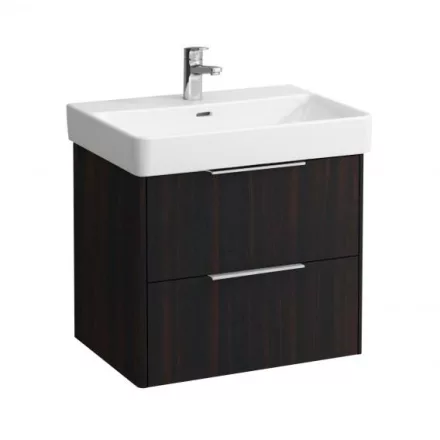 Laufen Base sötét szil alsószekrény 61,5x51,5x43,8 cm kettő fiókkal H4022921102631