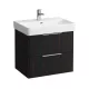 Laufen Base sötét szil alsószekrény 61,5x51,5x43,8 cm kettő fiókkal H4022921102631