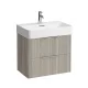Laufen Base világos szil alsószekrény 63,5x51,5x39,1 cm két fiókkal H4023121102621