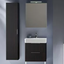   Laufen Base sötét szil alsószekrény 63,5x51,5x39,1 cm két fiókkal H4023121102631